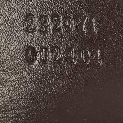 Pre Owned Gucci Brown/Beige GG Canvas and Leather Match Ball Hobo