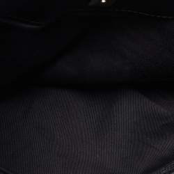 Pre Owned Gucci Black GG Canvas and Leather Hobo