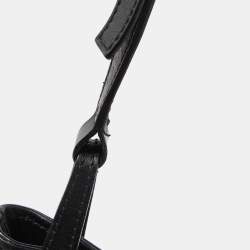 Pre Owned Gucci Black GG Canvas and Leather Hobo