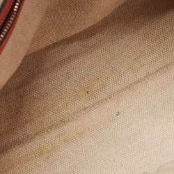 Pre Owned Gucci Dark Yellow Leather Small Soho Tote