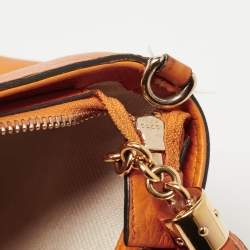 Pre Owned Gucci Dark Yellow Leather Small Soho Tote