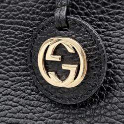 Gucci black leather Tote and Shoulder Bag