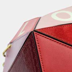 Gucci Multicolor Leather Valentine's Day Small Heart Crossbody Bag
