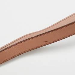 Pre Owned Gucci Pink Patent Leather Soho Working Tote