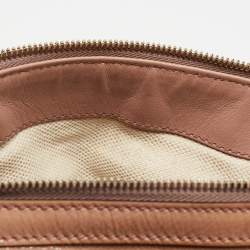 Pre Owned Gucci Pink Patent Leather Soho Working Tote