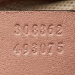 Pre Owned Gucci Pink Patent Leather Soho Working Tote