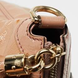 Pre Owned Gucci Pink Patent Leather Soho Working Tote