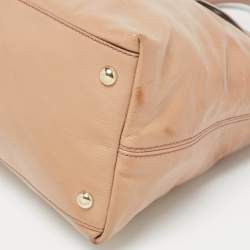 Pre Owned Gucci Pink Patent Leather Soho Working Tote