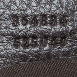 Pre Owned Gucci Beige/Brown GG Canvas and Leather New Ladies Web Hobo