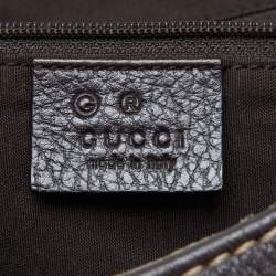 Pre Owned Gucci Beige/Brown GG Canvas and Leather New Ladies Web Hobo