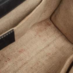 Pre Owned Gucci Black Microguccissima Leather Medium Emily Shoulder Bag