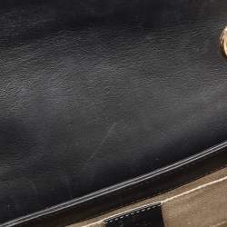 Pre Owned Gucci Black Microguccissima Leather Medium Emily Shoulder Bag