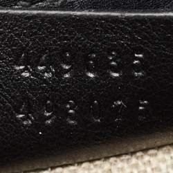 Pre Owned Gucci Black Microguccissima Leather Medium Emily Shoulder Bag