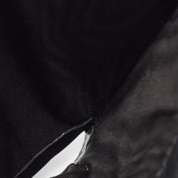 Pre Owned Gucci Black Matelassé Leather GG Marmont Card Case