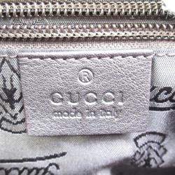Gucci Brown Leather Guccissima Flat Messenger Bag