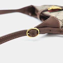 Pre Owned Gucci Beige GG Canvas Jackie 1961 Mini Hobo Bag