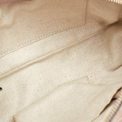 Pre Owned Gucci Beige Patent Leather Small Soho Disco Crossbody Bag