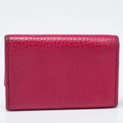 Gucci Pink Leather Key Case