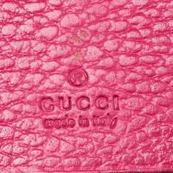 Gucci Pink Leather Key Case