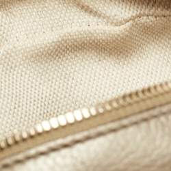 Pre Owned Gucci Metallic Leather Leather Small Soho Disco Crossbody Bag