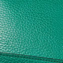 مملوكة مسبقًا Gucci Green Leather Small Dionysus Crystals Shoulder Bag