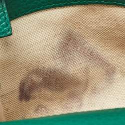 مملوكة مسبقًا Gucci Green Leather Small Dionysus Crystals Shoulder Bag