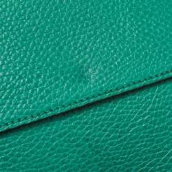 مملوكة مسبقًا Gucci Green Leather Small Dionysus Crystals Shoulder Bag