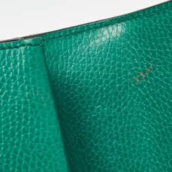 مملوكة مسبقًا Gucci Green Leather Small Dionysus Crystals Shoulder Bag