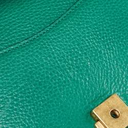 مملوكة مسبقًا Gucci Green Leather Small Dionysus Crystals Shoulder Bag