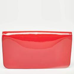 Gucci Red Patent Leather Bright Bit Clutch