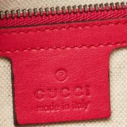 Gucci Red Patent Leather Bright Bit Clutch