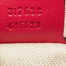 Gucci Red Patent Leather Bright Bit Clutch