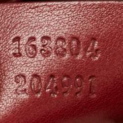 Pre Owned Gucci Red Guccissima Leather 85th Anniversary Hobo