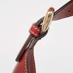 Pre Owned Gucci Red Guccissima Leather 85th Anniversary Hobo