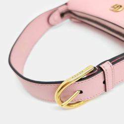Pre Owned Gucci Pink Leather Aphrodite Mini Shoulder Bag