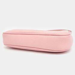 Pre Owned Gucci Pink Leather Aphrodite Mini Shoulder Bag