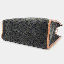 Gucci Khaki Felt Tote Bag