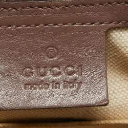 مملوكة مسبقًا Gucci Old Rose Patent Leather Bright Bit Tote