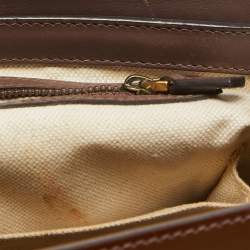 مملوكة مسبقًا Gucci Old Rose Patent Leather Bright Bit Tote