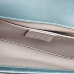 Pre Owned Gucci Metallic Leather Crystal Interlocking G Broadway Clutch