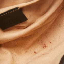 مملوكة مسبقًا Gucci Black Matelassé Leather Mini GG Marmont Shoulder Bag