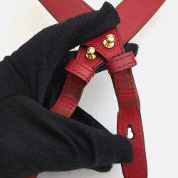 Gucci Red Leather Small Sylvie Shoulder Bag
