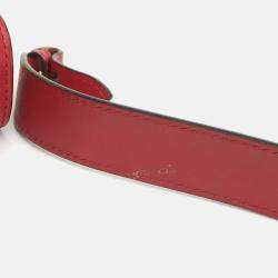 Gucci Red Leather Small Sylvie Shoulder Bag