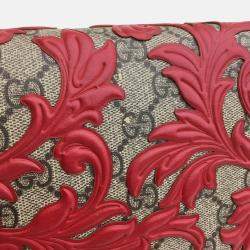 Gucci Red Leather Arabesque Dionysus Shoulder Bag