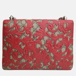 Gucci Red Leather Arabesque Dionysus Shoulder Bag