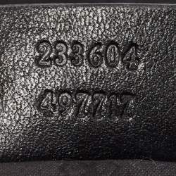 Pre Owned Gucci Black Guccissima Leather Large New Ladies Web Hobo