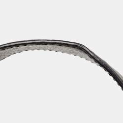 Pre Owned Gucci Black Guccissima Leather Large New Ladies Web Hobo