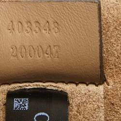 Pre Owned Gucci Beige GG Supreme Canvas and Suede Medium Dionysus Shoulder Bag