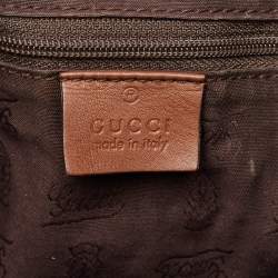 Pre Owned Gucci Brown Guccissima Leather Large Sukey Tote