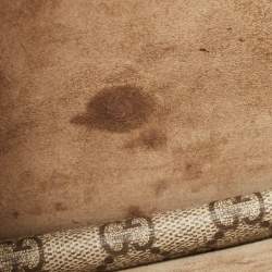 Pre Owned حقيبة كتف غوتشي ديونيسوس سويدي وكانفاس جي جي سوبريم بيج صغيرة